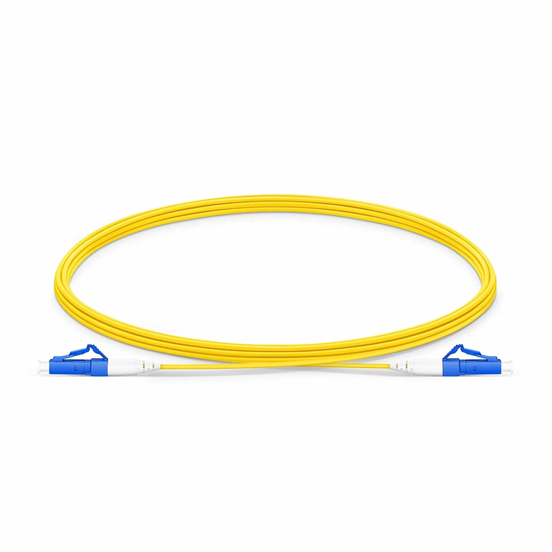 3m (10ft) Fiber Patch Cable, 1 Fiber, LC UPC Simplex to LC UPC Simplex, Single Mode (OS2), Riser (OFNR), 1.2mm, Tight-Buffered, Yellow