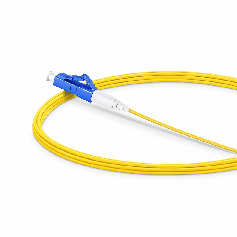 3m (10ft) Fiber Patch Cable, 1 Fiber, LC UPC Simplex to LC UPC Simplex, Single Mode (OS2), Riser (OFNR), 1.2mm, Tight-Buffered, Yellow