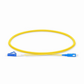 2m (7ft) Fiber Patch Cable, 1 Fiber, LC UPC Simplex to SC UPC Simplex, Single Mode (OS2), Riser (OFNR), 1.2mm, Tight-Buffered, Yellow