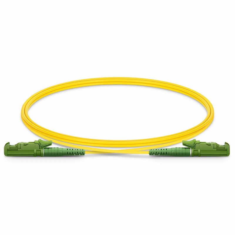 1m (3ft) Fiber Patch Cable, 1 Fiber, LSH APC Simplex to LSH APC Simplex, Single Mode (OS2), LSZH, 2.0mm, Tight-Buffered, Yellow