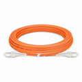 5m (16ft) Fiber Patch Cable, 2 Fibers, SC UPC Duplex to SC UPC Duplex, Multimode (OM2), Riser (OFNR), 2.0mm, Tight-Buffered, Orange