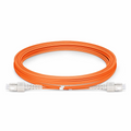 3m (10ft) Fiber Patch Cable, 2 Fibers, SC UPC Duplex to SC UPC Duplex, Multimode (OM2), Riser (OFNR), 2.0mm, Tight-Buffered, Orange
