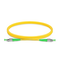 1m (3ft) Fiber Patch Cable, 1 Fiber, FC APC Simplex to FC APC Simplex, Single Mode (OS2), Riser (OFNR), 3.0mm, Tight-Buffered, Yellow
