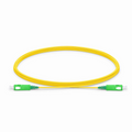 3m (10ft) Fiber Patch Cable, 1 Fiber, SC APC Simplex to SC APC Simplex, Single Mode (OS2), LSZH, 1.2mm, Tight-Buffered, Yellow