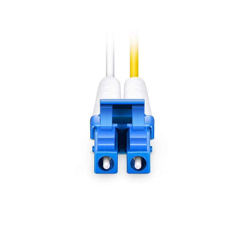 3m (10ft) Fiber Patch Cable, 2 Fibers, LC UPC Duplex to LC UPC Duplex, Single Mode (OS2), Plenum (OFNP), 1.6mm, Tight-Buffered, Yellow