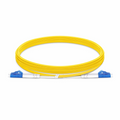 5m (16ft) Fiber Patch Cable, 2 Fibers, LC UPC Duplex to LC UPC Duplex, Single Mode (OS2), Plenum (OFNP), 1.6mm, Tight-Buffered, Yellow