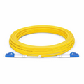 5m (16ft) Fiber Patch Cable, 2 Fibers, LC UPC Duplex to LC UPC Duplex, Single Mode (OS2), LSZH, 2.0mm, Tight-Buffered, Yellow