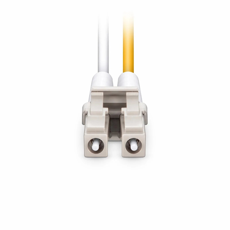 1.5m (5ft) Fiber Patch Cable, 2 Fibers, LC UPC Duplex to LC UPC Duplex, Multimode (OM3), Riser (OFNR), 2.0mm, Tight-Buffered, Aqua