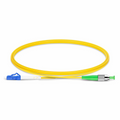 1m (3ft) Fiber Patch Cable, 1 Fiber, LC UPC Simplex to FC APC Simplex, Single Mode (OS2), Riser (OFNR), 2.0mm, Tight-Buffered, Yellow