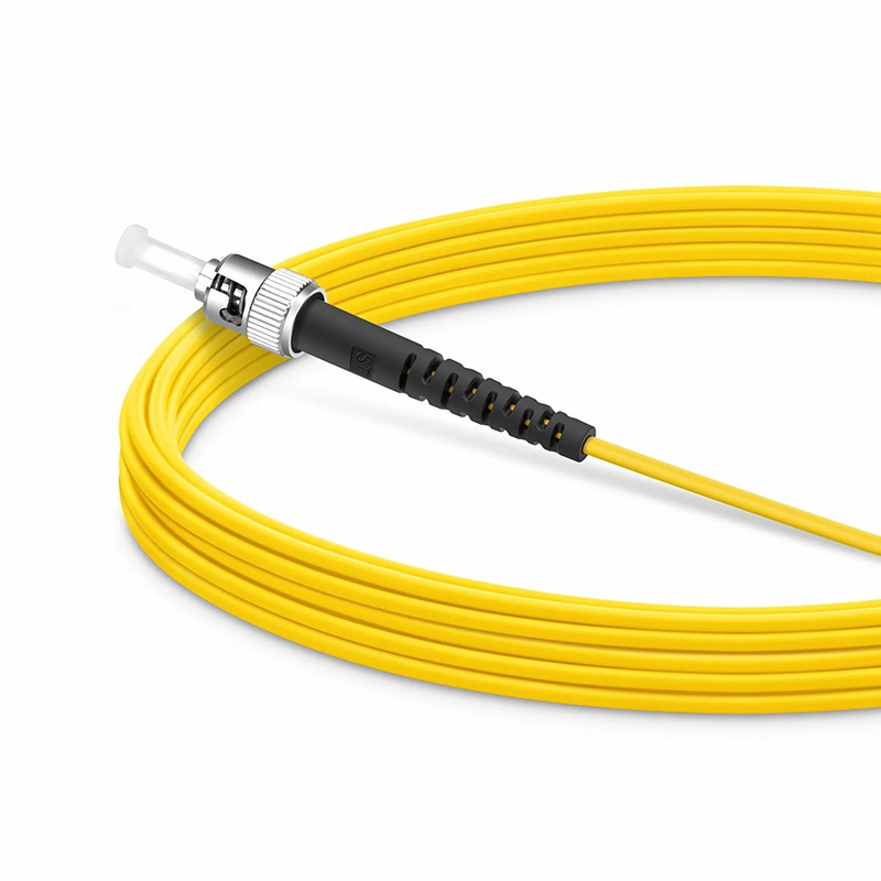 5m (16ft) Fiber Patch Cable, 1 Fiber, SC UPC Simplex to ST UPC Simplex, Single Mode (OS2), Riser (OFNR), 1.6mm, Tight-Buffered, Yellow