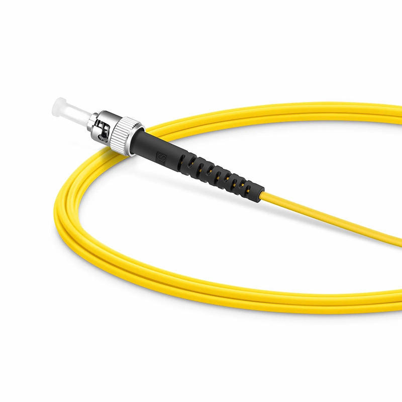 2m (7ft) Fiber Patch Cable, 1 Fiber, SC UPC Simplex to ST UPC Simplex, Single Mode (OS2), Riser (OFNR), 1.6mm, Tight-Buffered, Yellow