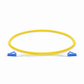 2m (7ft) Fiber Patch Cable, 1 Fiber, LC UPC Simplex to LC UPC Simplex, Single Mode (OS2), Riser (OFNR), 1.2mm, Tight-Buffered, Yellow