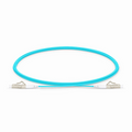 2m (7ft) Fiber Patch Cable, 1 Fiber, LC UPC Simplex to LC UPC Simplex, Multimode (OM4), LSZH, 1.2mm, Tight-Buffered, Aqua