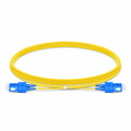 5m (16ft) Fiber Patch Cable, 2 Fibers, SC UPC Duplex to SC UPC Duplex, Single Mode (OS2), Riser (OFNR), 1.2mm, Tight-Buffered, Yellow