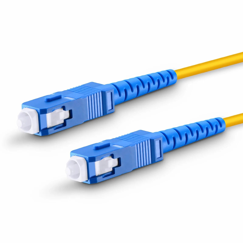 1m (3ft) Fiber Patch Cable, 1 Fiber, SC UPC Simplex to SC UPC Simplex, Single Mode (OS2), Riser (OFNR), 2.0mm, Tight-Buffered, Yellow