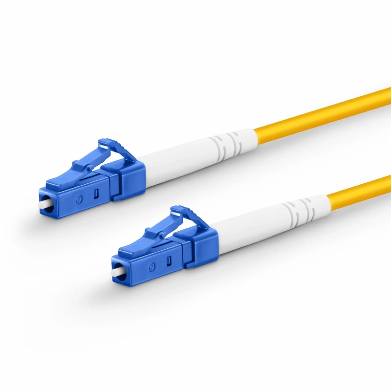 1m (3ft) Fiber Patch Cable, 1 Fiber, LC UPC Simplex to LC UPC Simplex, Single Mode (OS2), Riser (OFNR), 2.0mm, Tight-Buffered, Yellow