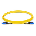 3m (10ft) Fiber Patch Cable, 2 Fibers, MDC UPC Duplex to MDC UPC Duplex Uniboot, Single Mode (OS2), Riser (OFNR), 2.0mm, Yellow, for 100/400/800G Network Connection