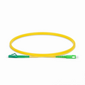 1m (3ft) Fiber Patch Cable, 1 Fiber, LC APC Simplex to SC APC Simplex, Single Mode (OS2), Riser (OFNR), 2.0mm, Tight-Buffered, Yellow