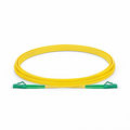 3m (10ft) Fiber Patch Cable, 1 Fiber, LC APC Simplex to LC APC Simplex, Single Mode (OS2), Riser (OFNR), 2.0mm, Tight-Buffered, Yellow