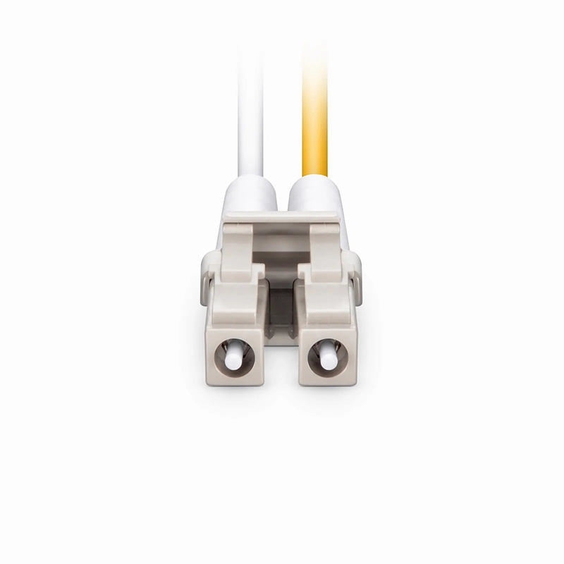 3m (10ft) Fiber Patch Cable, 2 Fibers, G.651, LC UPC Duplex to LC UPC Duplex, Multimode (OM1), Riser (OFNR), 2.0mm, Tight-Buffered, Orange