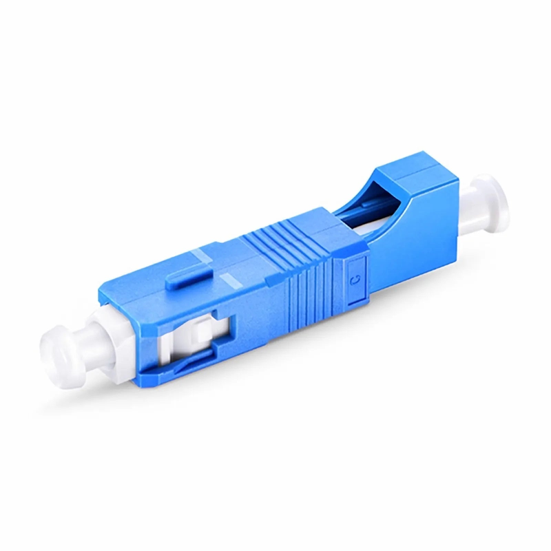 LC/UPC Female to SC/UPC Male Simplex OS2 Single Mode Fiber Optic Adapter/Coupler without Flange
