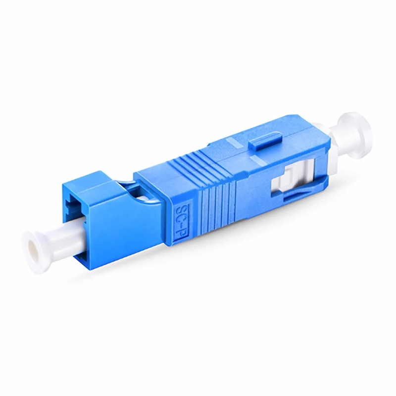 LC/UPC Female to SC/UPC Male Simplex OS2 Single Mode Fiber Optic Adapter/Coupler without Flange