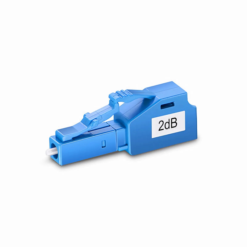 LC/UPC Singlemode Fixed Fiber Optic Attenuator, Male-Female, 2dB (10pcs/Pack)