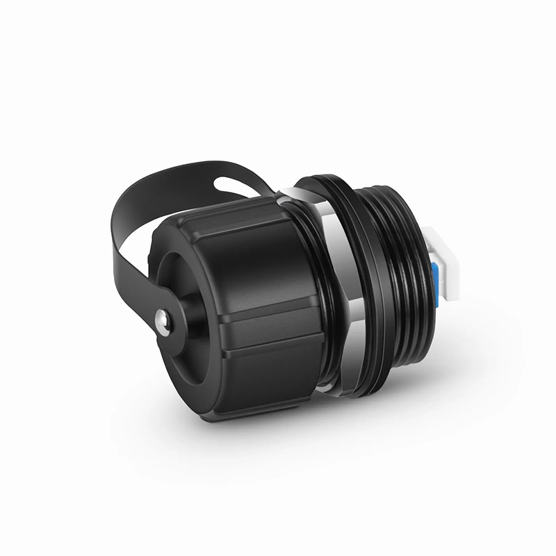 IP67 LC UPC OS2 Single Mode Bulkhead Adapter/Mating Sleeve with Dust Cap