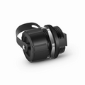 IP67 SC UPC OS2 Single Mode Bulkhead Adapter/Mating Sleeve with Dust Cap