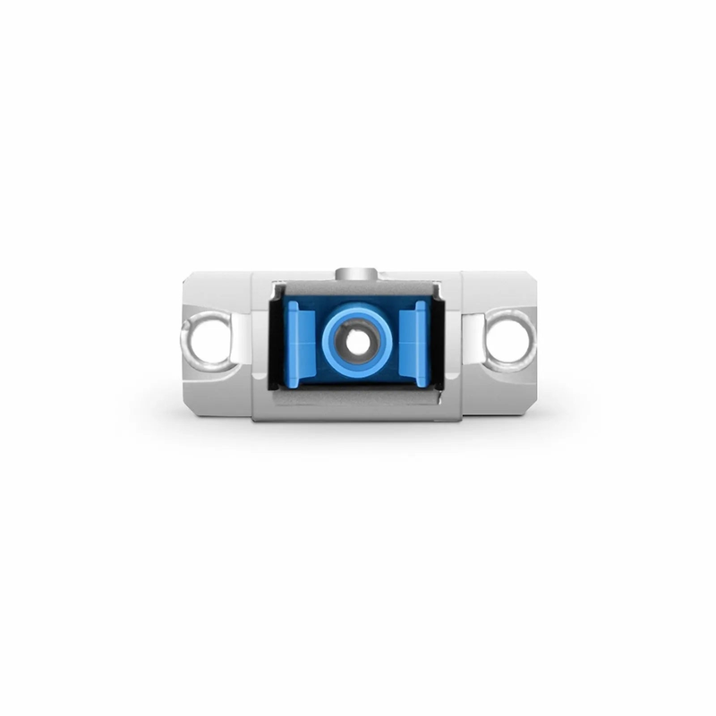 SC/UPC Female to LC/UPC Female Hybrid Simplex Single Mode/Multimode Metal Fiber Optic Adapter/Coupler with Flange