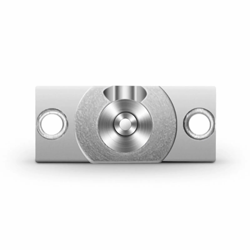 ST/UPC Female to LC/UPC Female Hybrid Simplex Single Mode/Multimode Metal Fiber Optic Adapter/Coupler with Flange