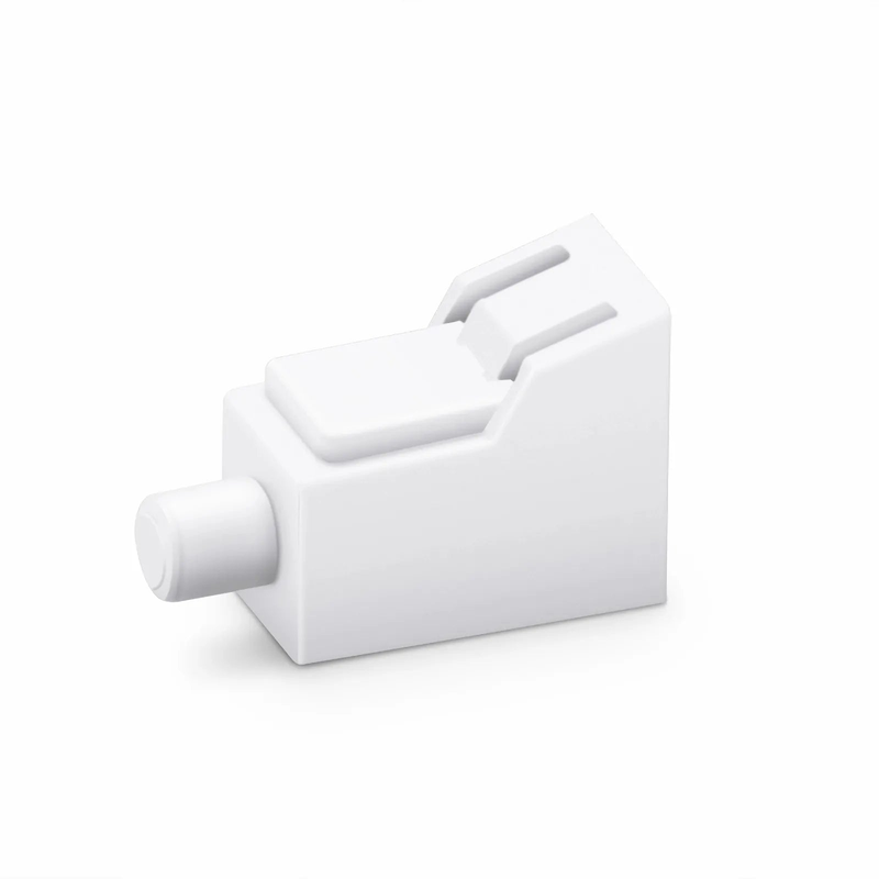 Universal Dust Cap for 1.25mm Ferrules Fits LC, White Color (100pcs/pack)
