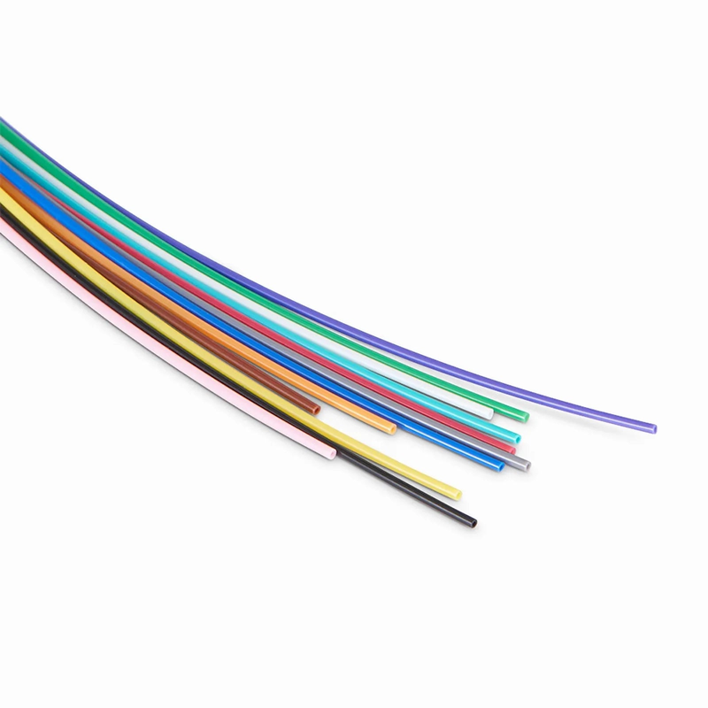 12 Fibers Color-coded Fan-out Kit, for Flat Ribbon Cables, 1.2m (3.94ft) Tubing Length
