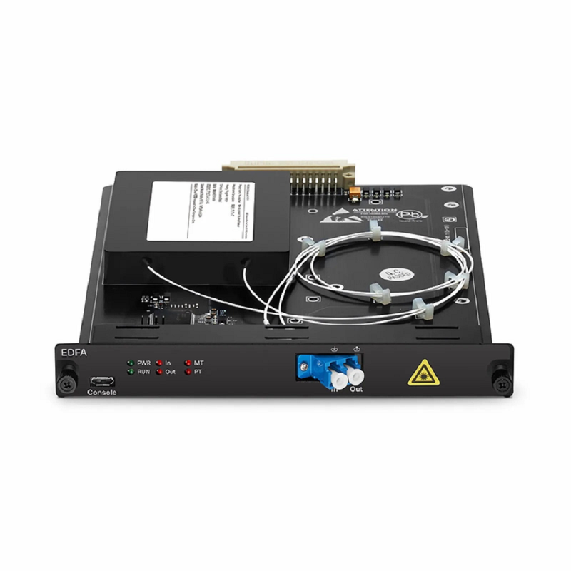 FMT26PA-51EDFA, 26dB Gain Extended C-band DWDM EDFA Pre-amplifier for FMT Managed Chassis, 20dBm Output
