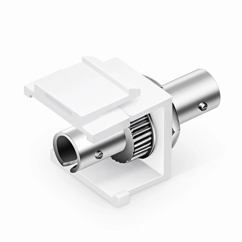 ST/UPC to ST/UPC Simplex Single Mode Fiber Keystone Jack