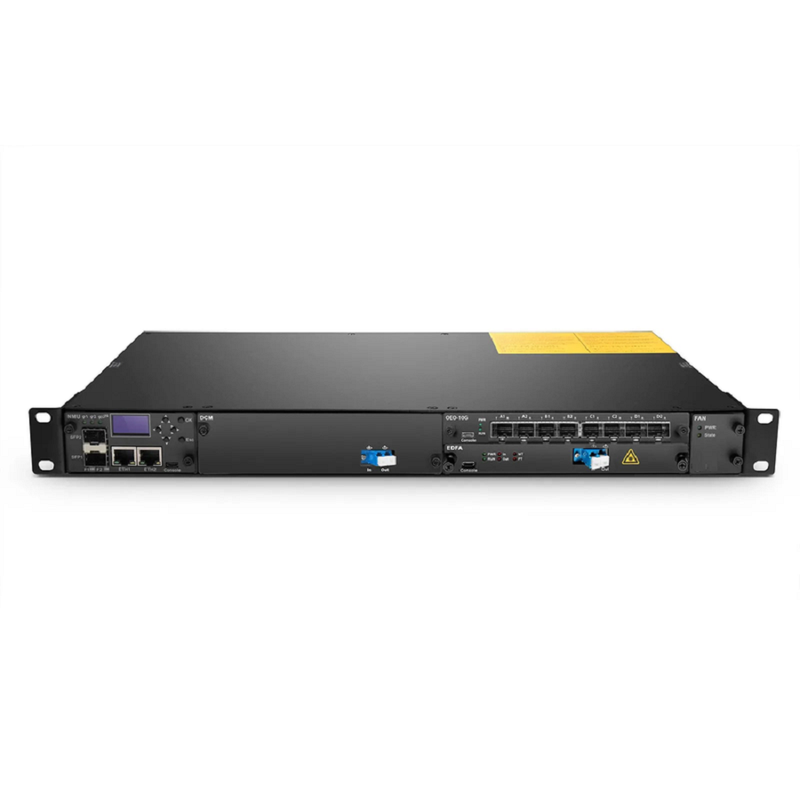 FMT04-CH1U, 4 Slots 1U Managed Chassis Unloaded Platform, Redundant AC PSUs, Support SNMP Network Management