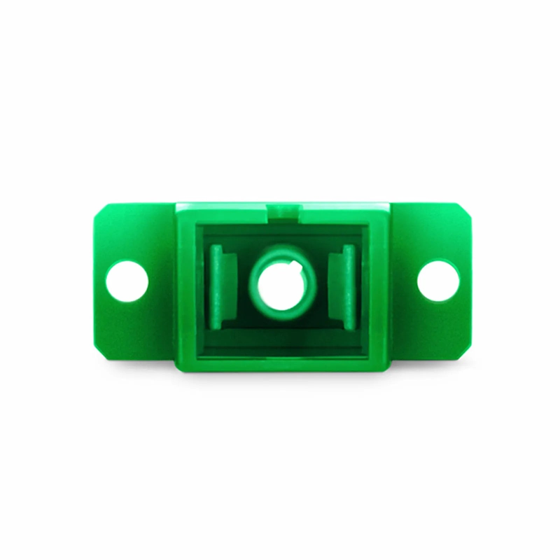 SC/APC to SC/APC Simplex OS2 Single Mode Fiber Optic Adapter/Coupler with Flange (10pcs/Pack)