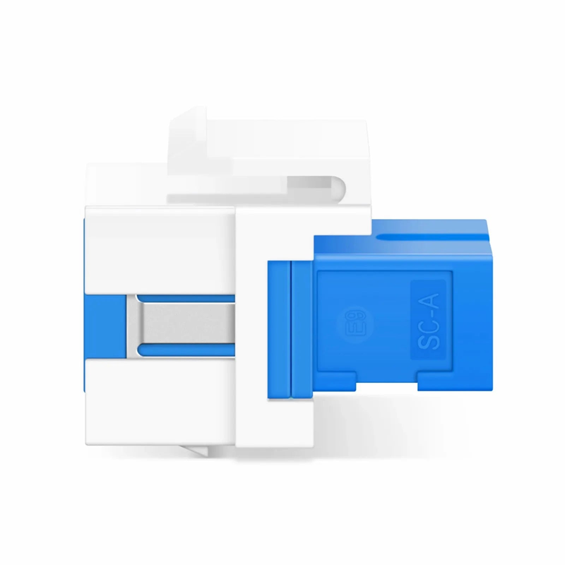 SC/UPC to SC/UPC Simplex Single Mode Fiber Keystone Jack