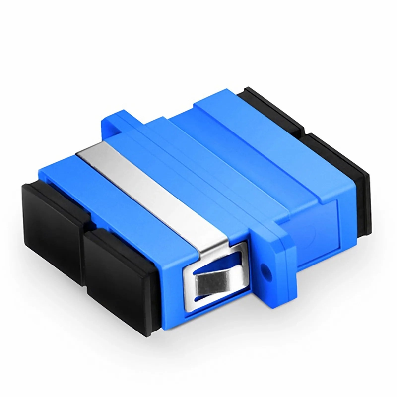 SC/UPC to SC/UPC Duplex OS2 Single Mode Plastic Fiber Optic Adapter/Coupler with Flange (10pcs/Pack)