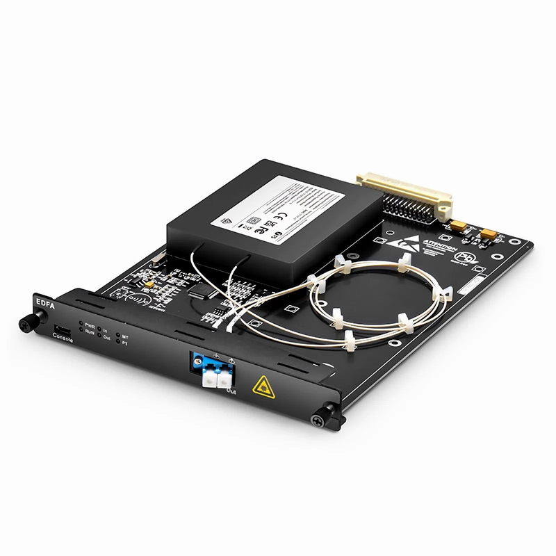 FMT20PA-EDFA, 20dB Gain C-band DWDM EDFA Pre-Amplifier for FMT Managed Chassis, 13dBm Output