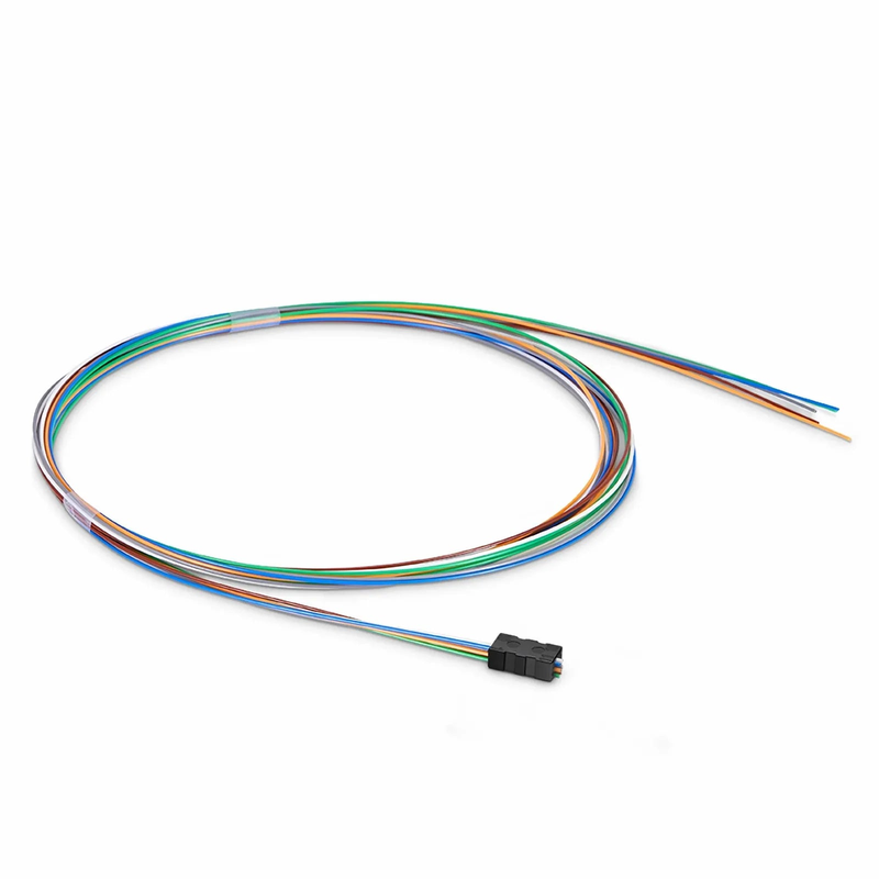 6 Fibers Buffer Tube Color-coded Fan-out Kit, for Round Cable, Indoor, 1.2m (3.94ft) Tubing Length