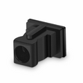 SC Mating Sleeve Adapter Dust Caps, Black Color (100pcs/pack)
