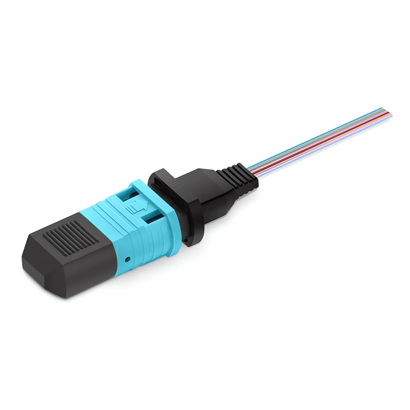 MPO (Male) OM3/OM4 Multimode Field Assembly Splice-on Connector, Flat Ribbon