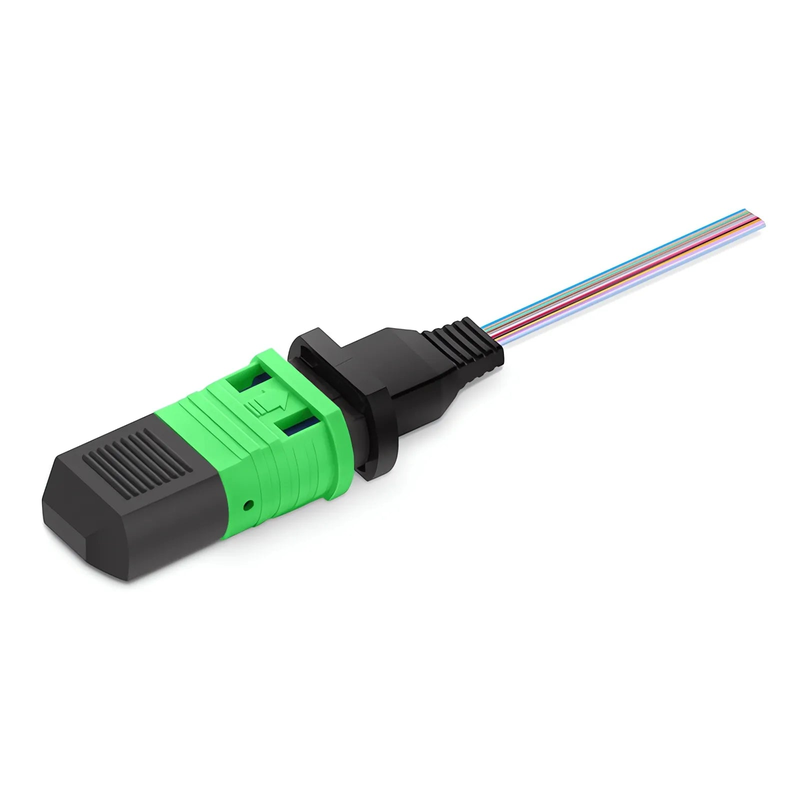 MPO (Female) OS1/OS2 Single Mode Field Assembly Splice-on Connector, Flat Ribbon