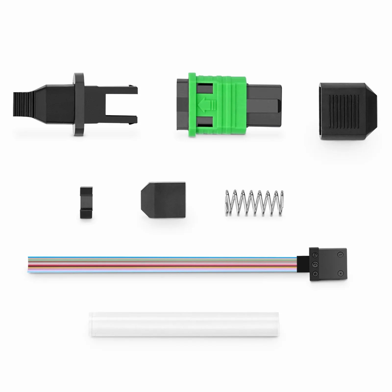 MPO (Female) OS1/OS2 Single Mode Field Assembly Splice-on Connector, Flat Ribbon