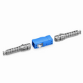 MDC/UPC to MDC/UPC 2-Port OS2 Single Mode Plastic Fiber Optic Adapter/Coupler without Flange