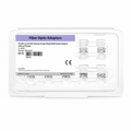 FC/UPC to FC/UPC Simplex Single Mode/Multimode Metal Small D Fiber Optic Adapter/Coupler without Flange (10pcs/pack)