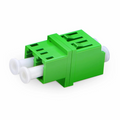 LC/APC to LC/APC Duplex OS2 Single Mode Fiber Optic Adapter/Coupler without Flange
