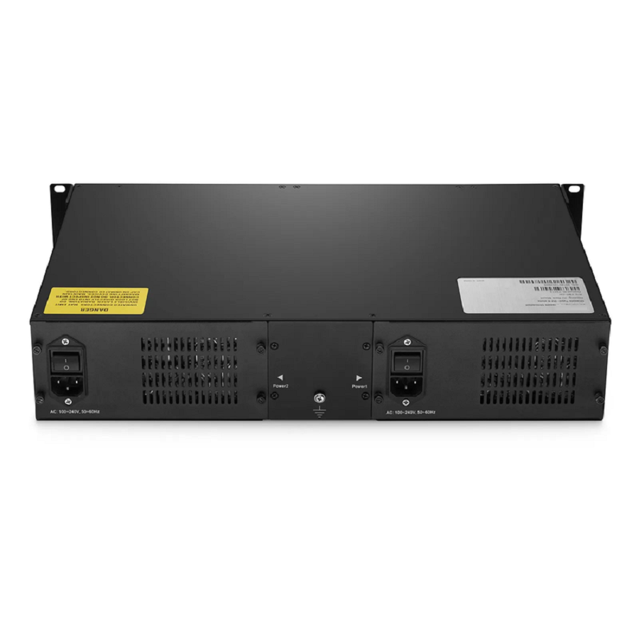FMT-CH, Customized 4/8/16 Slots 1U/2U/4U Managed Chassis Unloaded Platform, Redundant AC/DC PSUs, Support SNMP Network Management