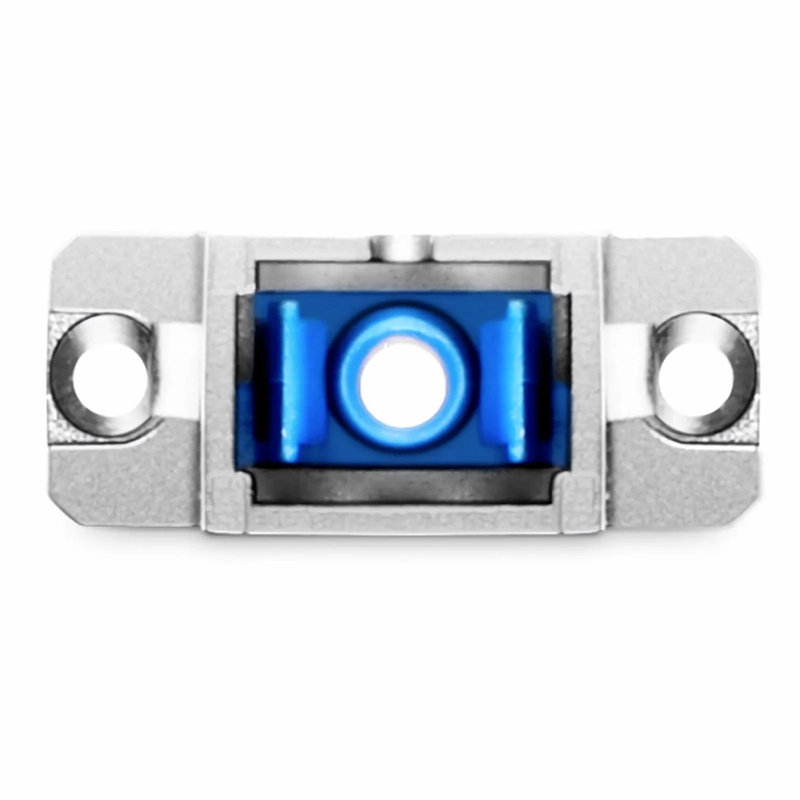 FC/UPC Female to SC/UPC Female Hybrid Simplex Single Mode/Multimode Copper Fiber Optic Adapter/Coupler with Flange